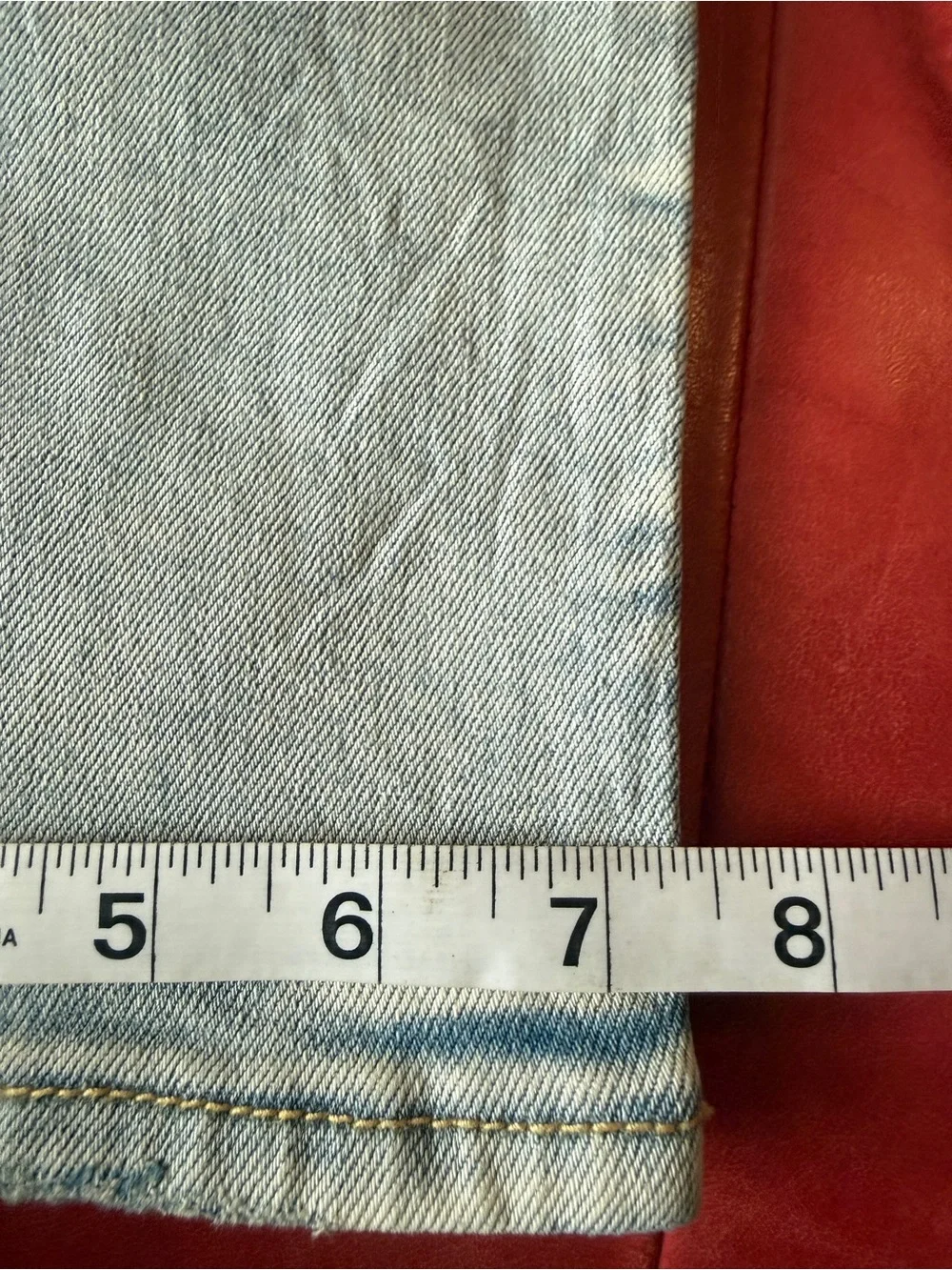 MNML Light Wash Distressed Men's Jeans - Casual Ripped Slim Fit size 40